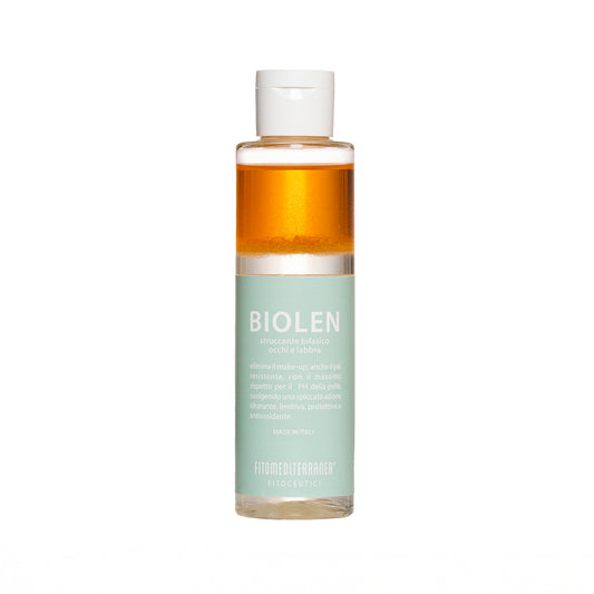 Biphasic make-up remover for eyes and lips